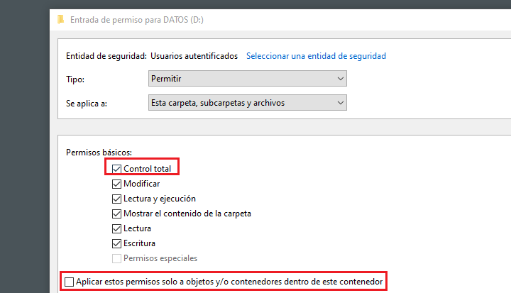 Imagen - Cómo corregir los permisos de un disco duro externo