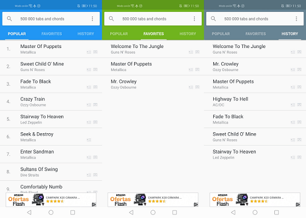 Imagen - Songsterr Guitar Tabs &amp; Chords, aprende a tocar la guitarra en Android
