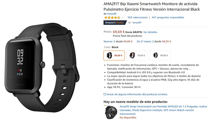 Imagen - Dónde comprar el Xiaomi Amazfit Bip