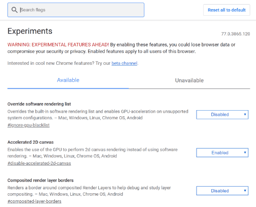 Imagen - Cómo usar las Chrome Flags