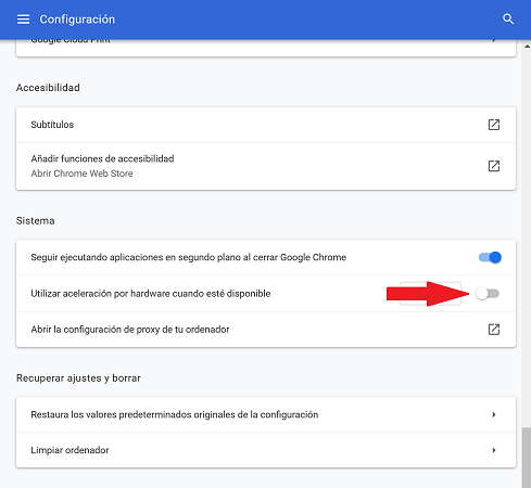 Imagen - Cómo solucionar la &quot;pantalla negra&quot; de Chrome