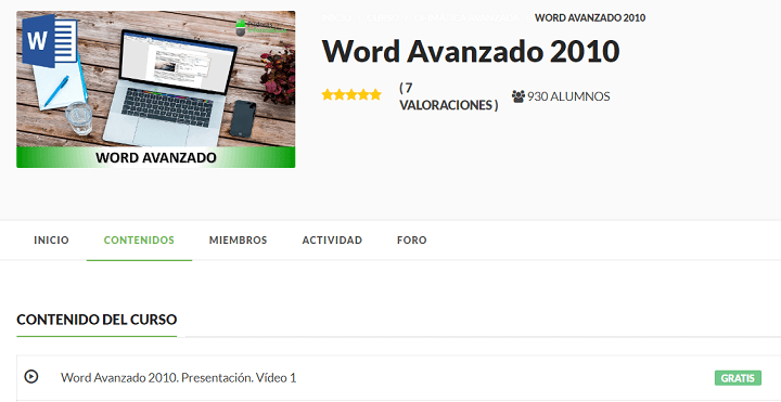 Imagen - 10 cursos gratis de Microsoft Word