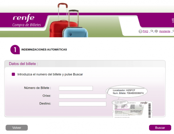 Imagen - Cómo reclamar online un retraso a Renfe