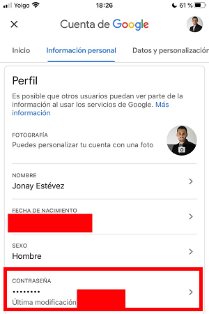 Imagen - Gmail: cómo cambiar la contraseña