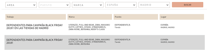 Imagen - Cómo enviar el currículum a Inditex online