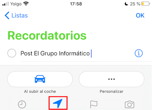 Imagen - C&oacute;mo a&ntilde;adir recordatorios basados en la ubicaci&oacute;n