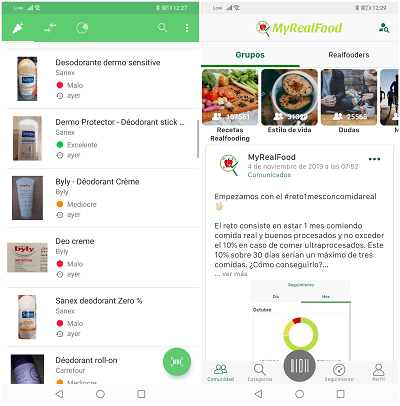 Imagen - Comparativa: MyRealFood vs Yuka