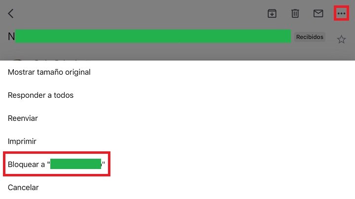 Imagen - Cómo bloquear un contacto en Gmail