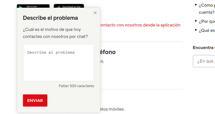 Imagen - Cómo contactar con atención al cliente de Netflix