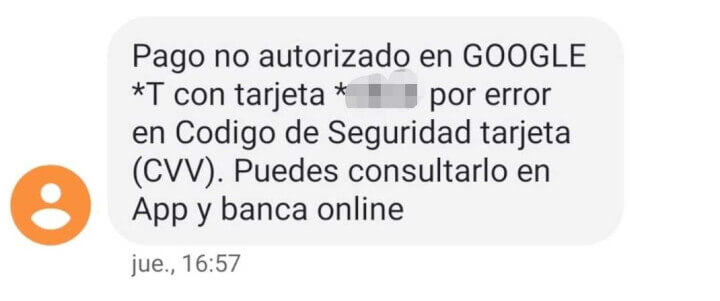 Imagen - &iquest;De d&oacute;nde es el "pago no autorizado de Google*T"?