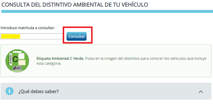 Imagen - Cómo consultar online el distintivo ambiental de tu vehículo