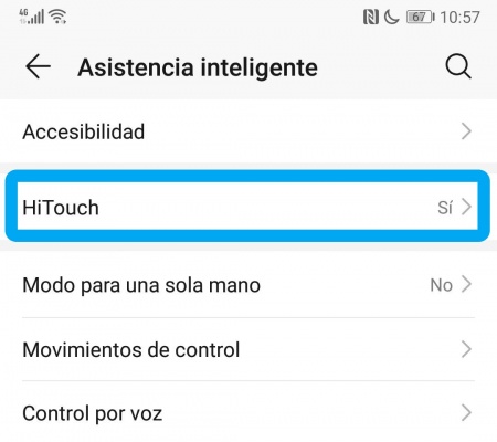Imagen - C&oacute;mo desactivar HiTouch en un Huawei