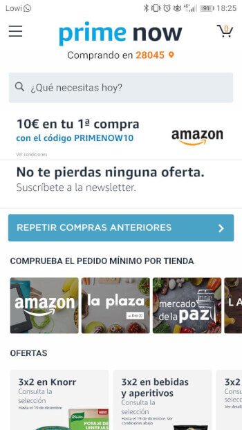 Imagen - Cómo utilizar Amazon Prime Now