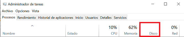 Imagen - C&oacute;mo solucionar el uso excesivo de disco duro en Windows 10