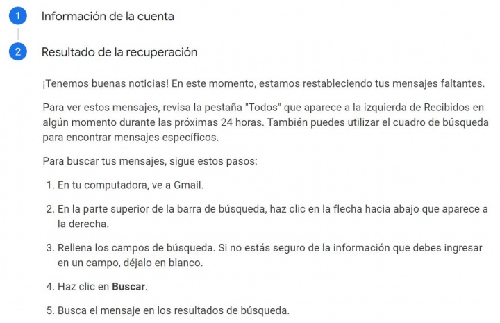 Imagen - Cómo recuperar un correo eliminado en Gmail