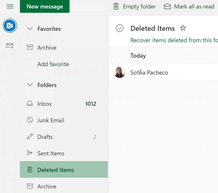 Imagen - Cómo recuperar un correo eliminado en Hotmail