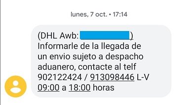 Imagen - ¿Qué significa un SMS de &quot;envío sujeto a despacho aduanero&quot;?
