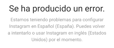 Imagen - &quot;Se ha producido un error&quot; en Instagram: solución