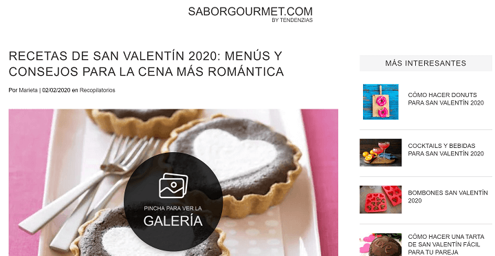 Imagen - 10 webs con recetas de cocina para la cena de San Valentín