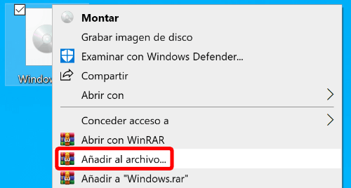 Imagen - Comprimir un archivo en varias partes con WinRAR