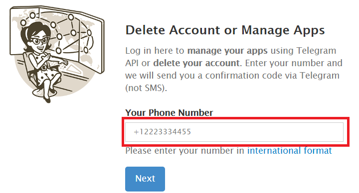 Imagen - Cómo eliminar Telegram