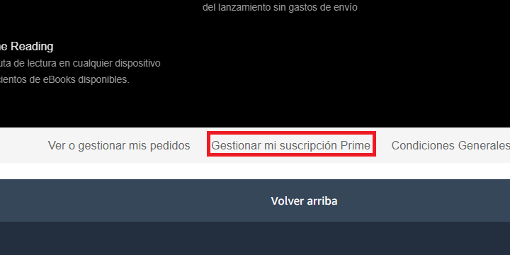 Imagen - Cómo evitar la renovación de Amazon Prime