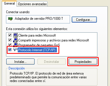Imagen - Cambiar DNS en Windows XP