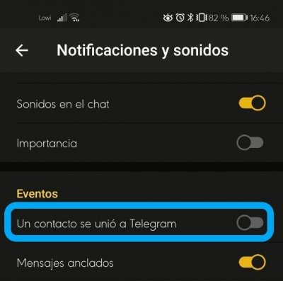 Imagen - &quot;Un contacto se unió a Telegram&quot;: cómo eliminar