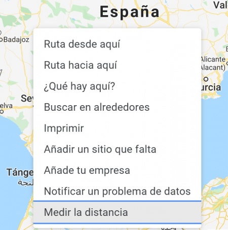 Imagen - Cómo calcular la distancia en Google Maps