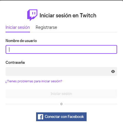 Imagen - Twitch: cómo iniciar sesión
