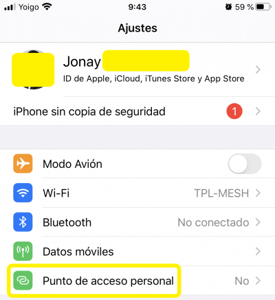 Imagen - Cómo compartir Internet del móvil al ordenador