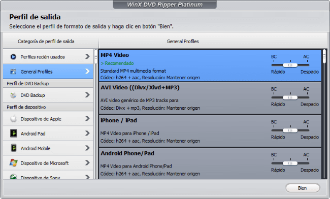 Imagen - Cómo convertir DVD a MP4 gratis con WinX DVD Ripper
