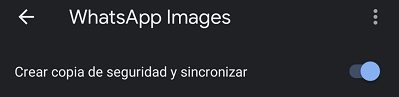 Imagen - Cómo activar la copia de WhatsApp en Google Fotos