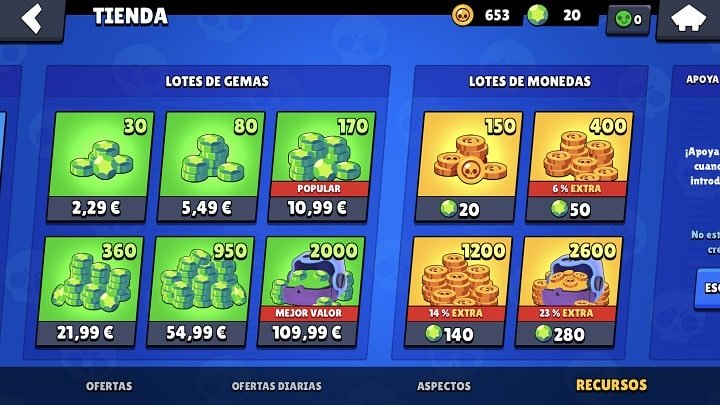Imagen - Cómo conseguir monedas en Brawl Stars