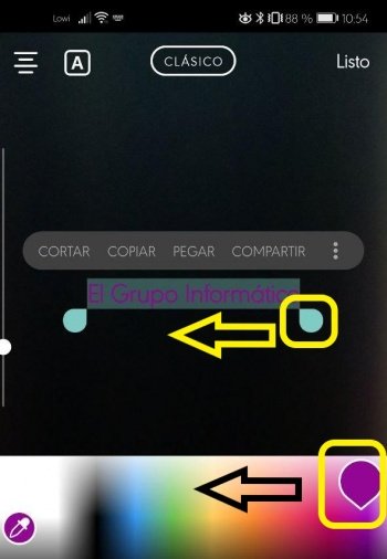 Imagen - C&oacute;mo poner texto multicolor en las Stories de Instagram
