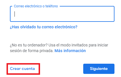 Imagen - Cómo crear una cuenta en Gmail