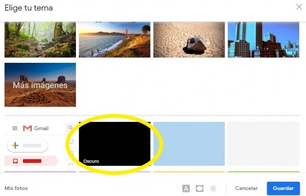 Imagen - Gmail: cómo activar el modo oscuro