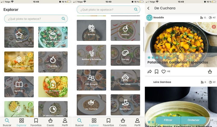 Imagen - Nooddle, la app que te dice qué cocinar