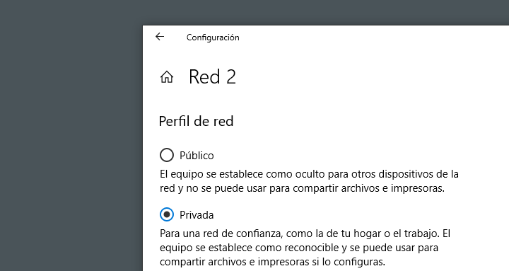 Imagen - Diferencias entre red pública o privada en Windows 10