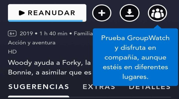 Imagen - Cómo ver Disney Plus con tus amigos