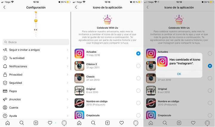 Imagen - Cómo cambiar el icono de Instagram por el de la Polaroid