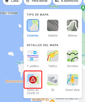 Imagen - Cómo ver la incidencia del COVID-19 en Google Maps