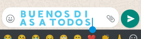 Imagen - Cómo poner la letra azul en WhatsApp