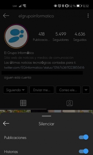 Imagen - C&oacute;mo silenciar a un usuario en Instagram