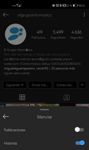 Imagen - C&oacute;mo silenciar a un usuario en Instagram