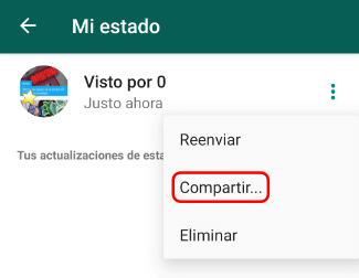 Imagen - Cómo compartir Estados de WhatsApp en Instagram Stories