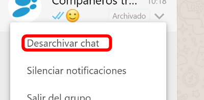 Imagen - Cómo ocultar conversaciones en WhatsApp Web
