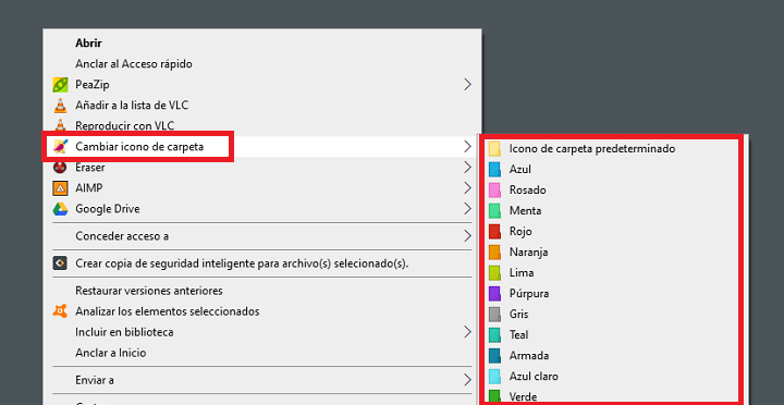Imagen - C&oacute;mo cambiar el color de las carpetas de Windows