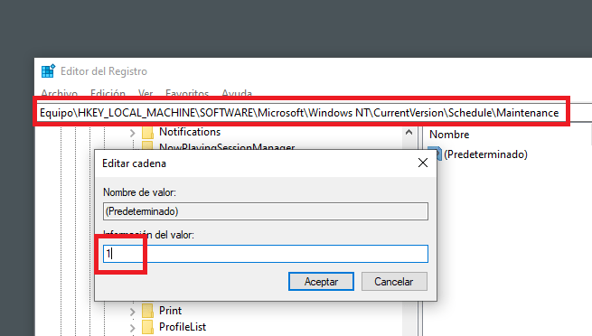 Imagen - Cómo desactivar mantenimiento automático en Windows 10