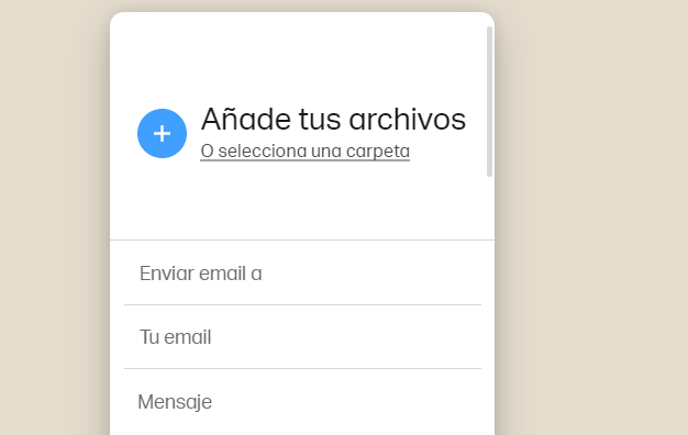 Imagen - Cómo usar WeTransfer